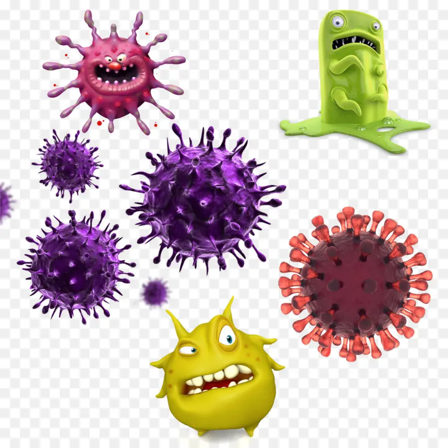 вирус，бактерии PNG