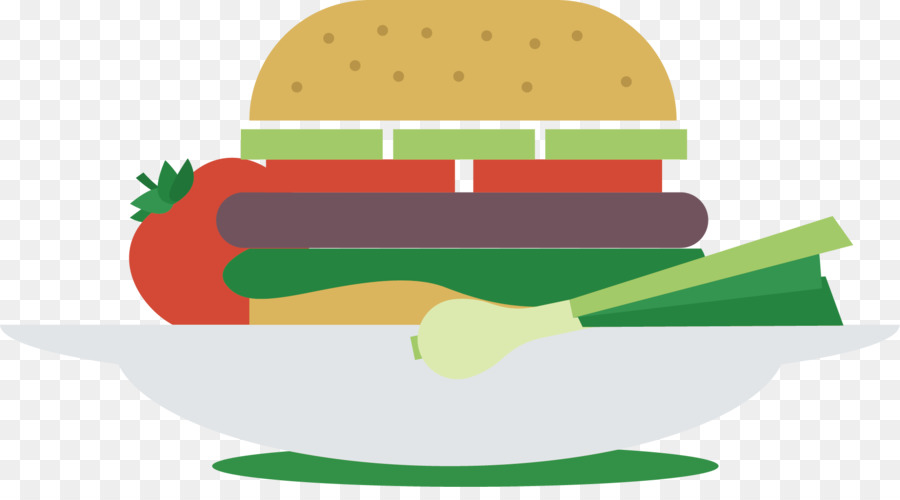 гамбургер，мультфильм PNG