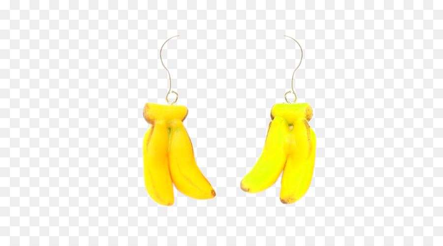 банан，серьги PNG