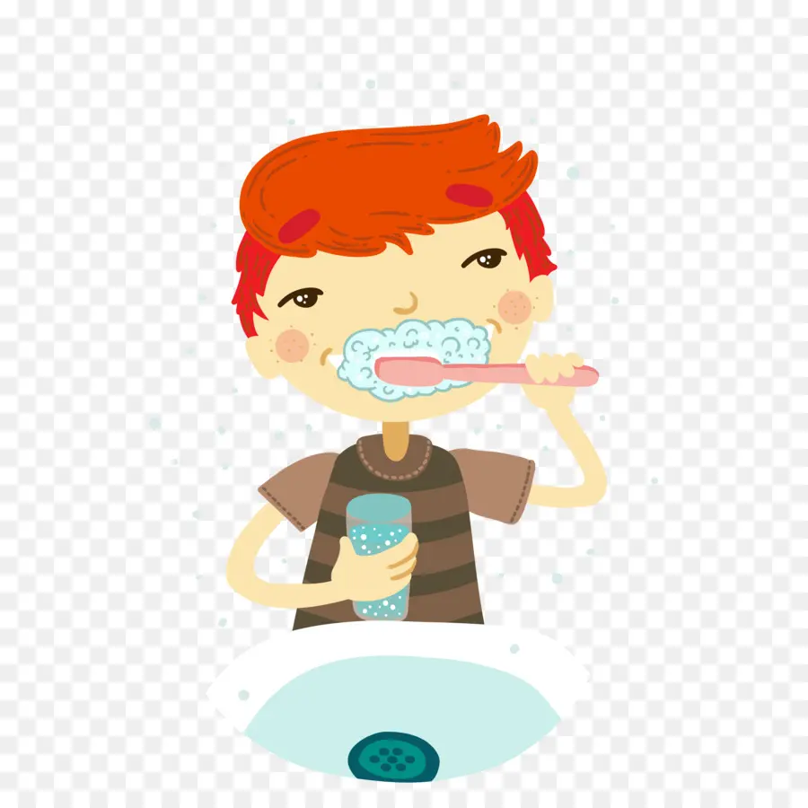 чистки зубов，лицо PNG