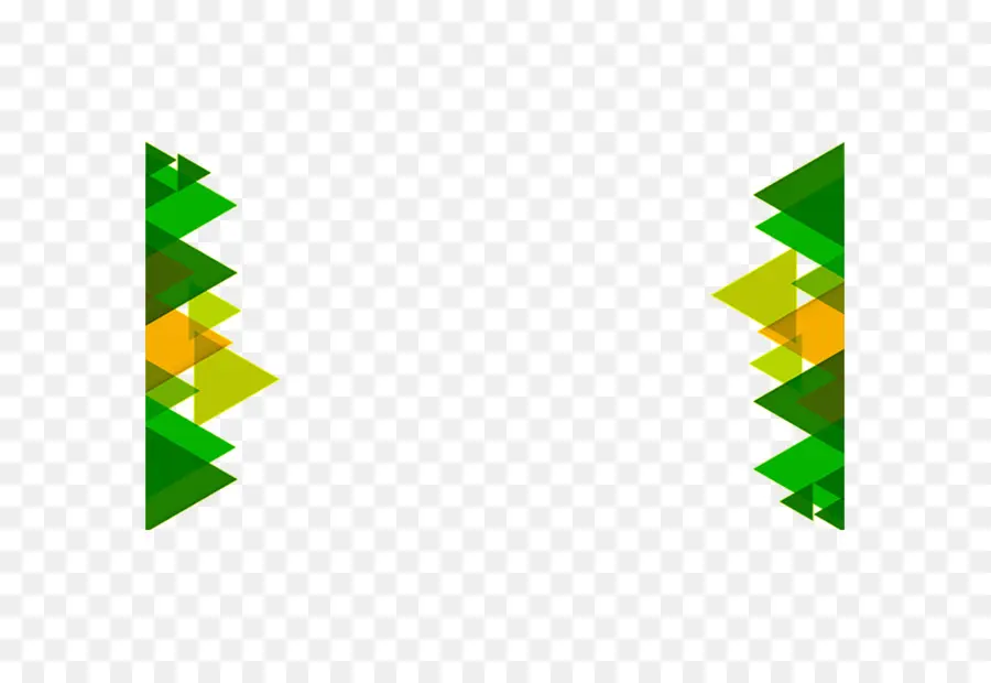 треугольник，зеленый PNG