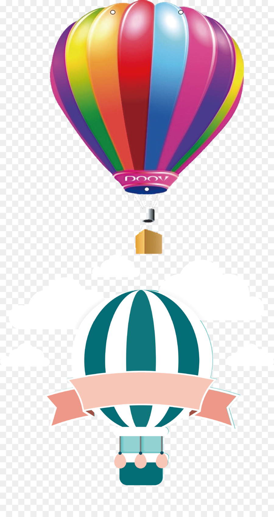 воздушный шар，корзина PNG