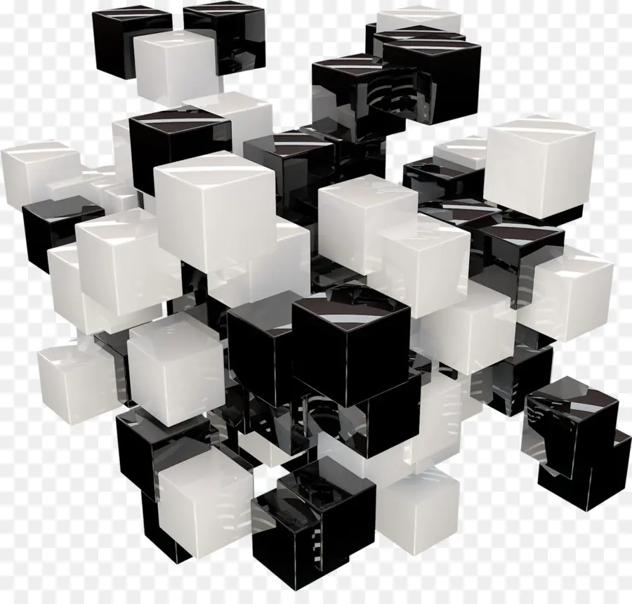 компьютерная графика，куб PNG