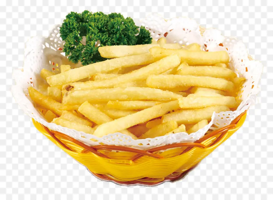 картофель фри，рыба и чипсы PNG
