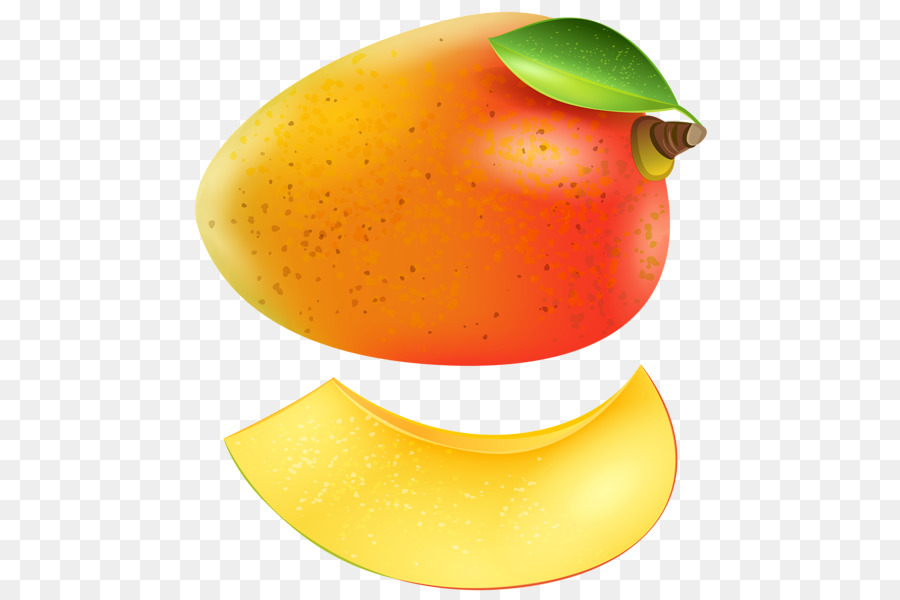 манго，оранжевый PNG