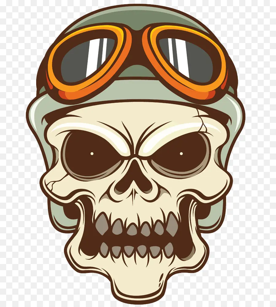 Motorcycle Helmet，Skull PNG
