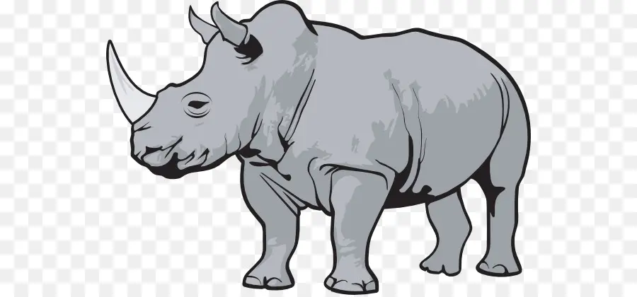 носорог，масштабируемая векторная графика PNG