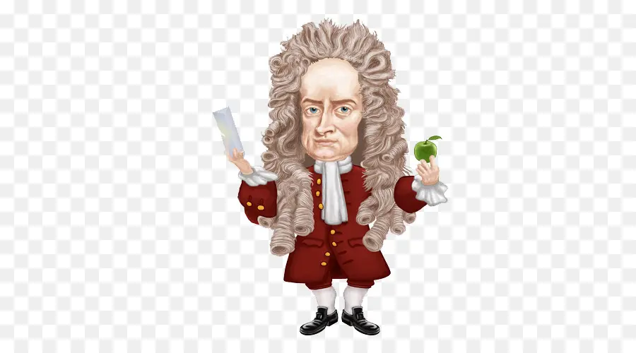 Исаак Ньютон，законы Ньютона движения PNG