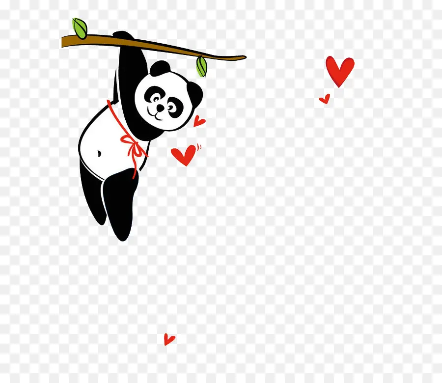 гигантская панда，инкапсулированный Postscript PNG