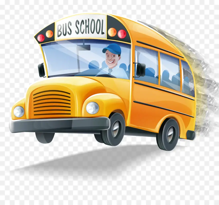 школьный автобус，школа PNG