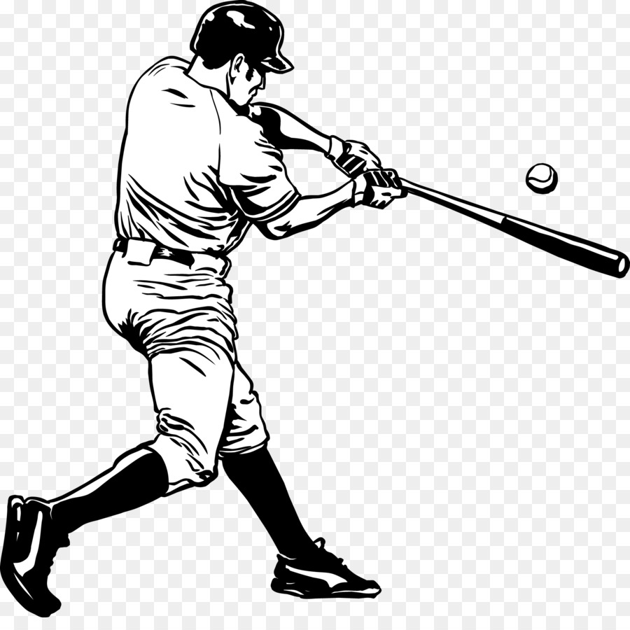 Бейсболист рисунок