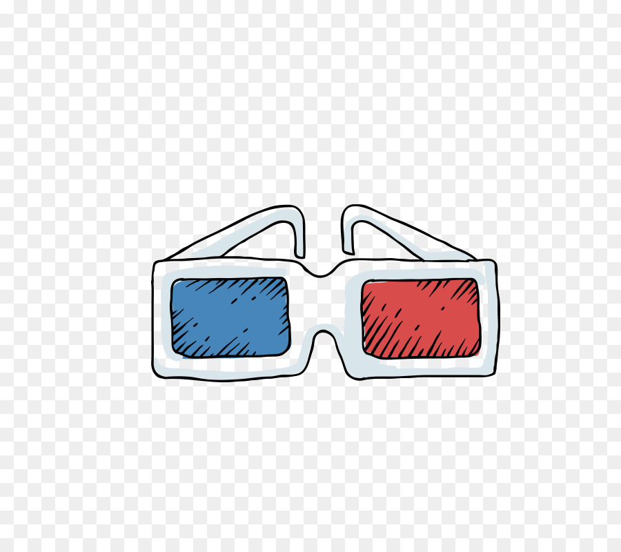 3d очки，Кино PNG