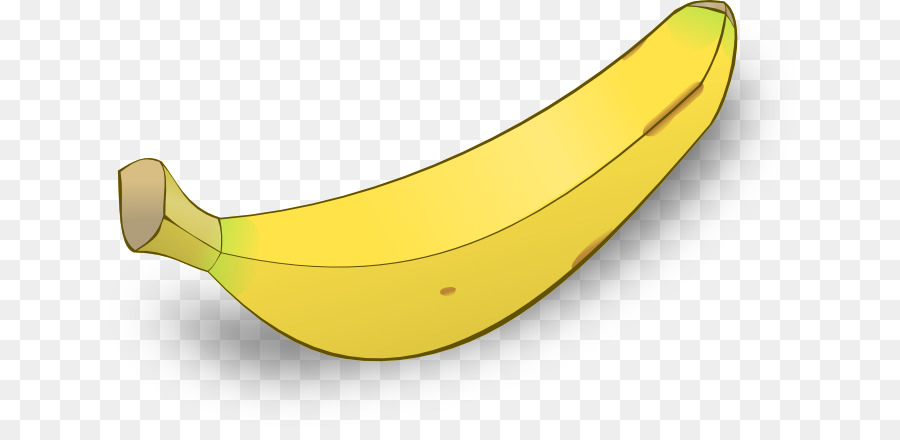 банан，желтый PNG