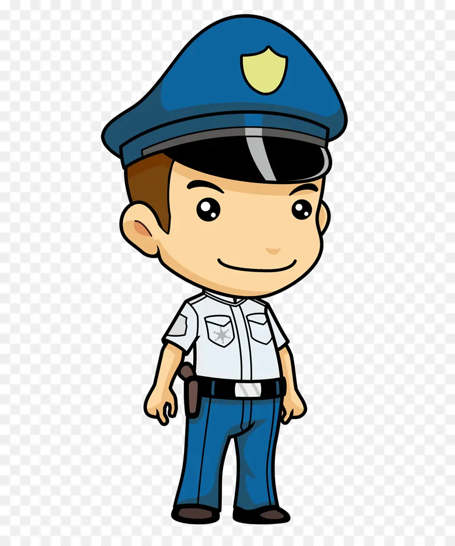сотрудник полиции，книжка раскраска PNG