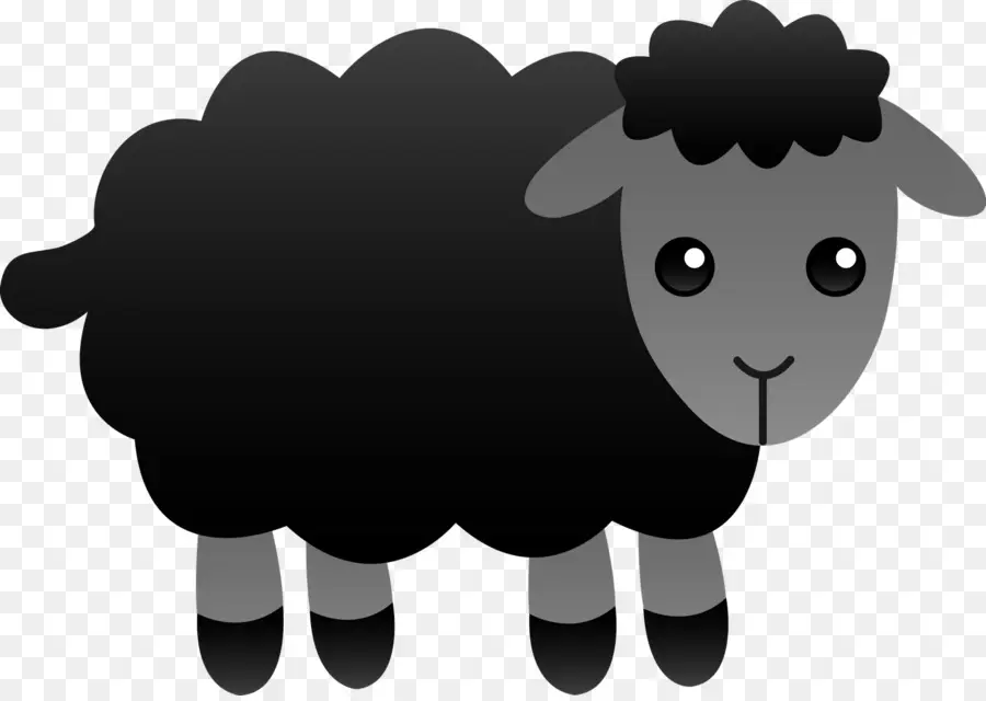 овцы，черная овца PNG