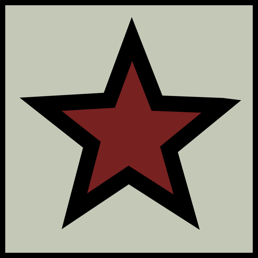 красный，звезда PNG