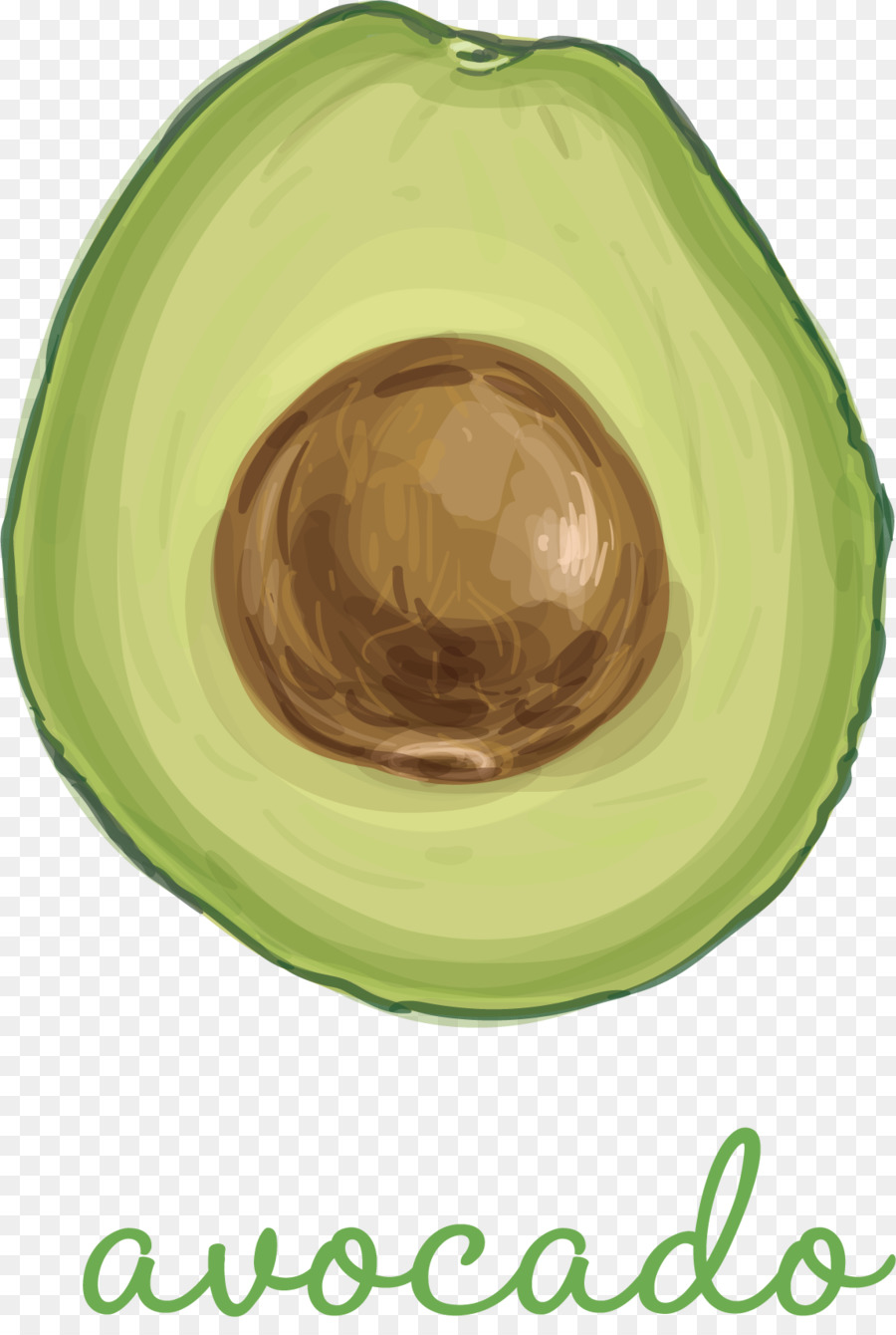 зеленый，авокадо PNG