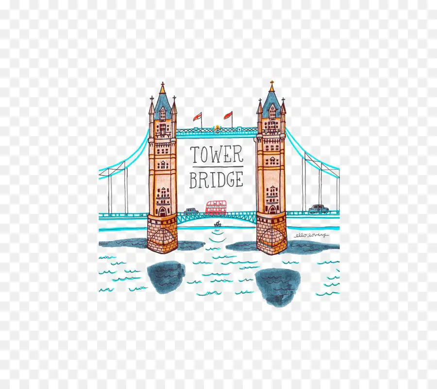 башня Лондона，лондонский мост PNG