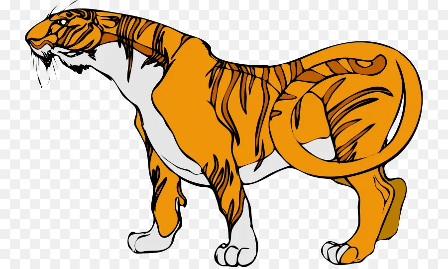 тигр，анимация PNG