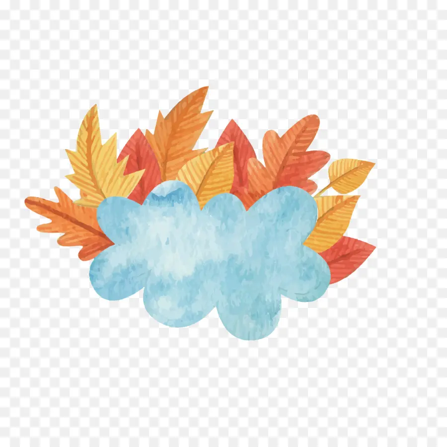 осень，лист PNG