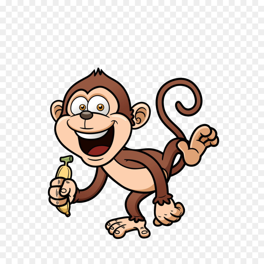 Мультяшная обезьяна картинки