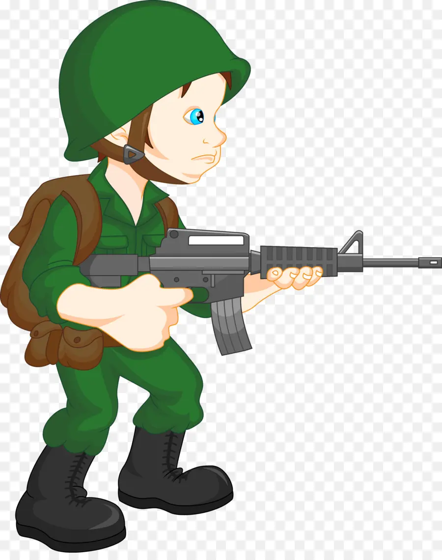 солдат，мультфильм PNG