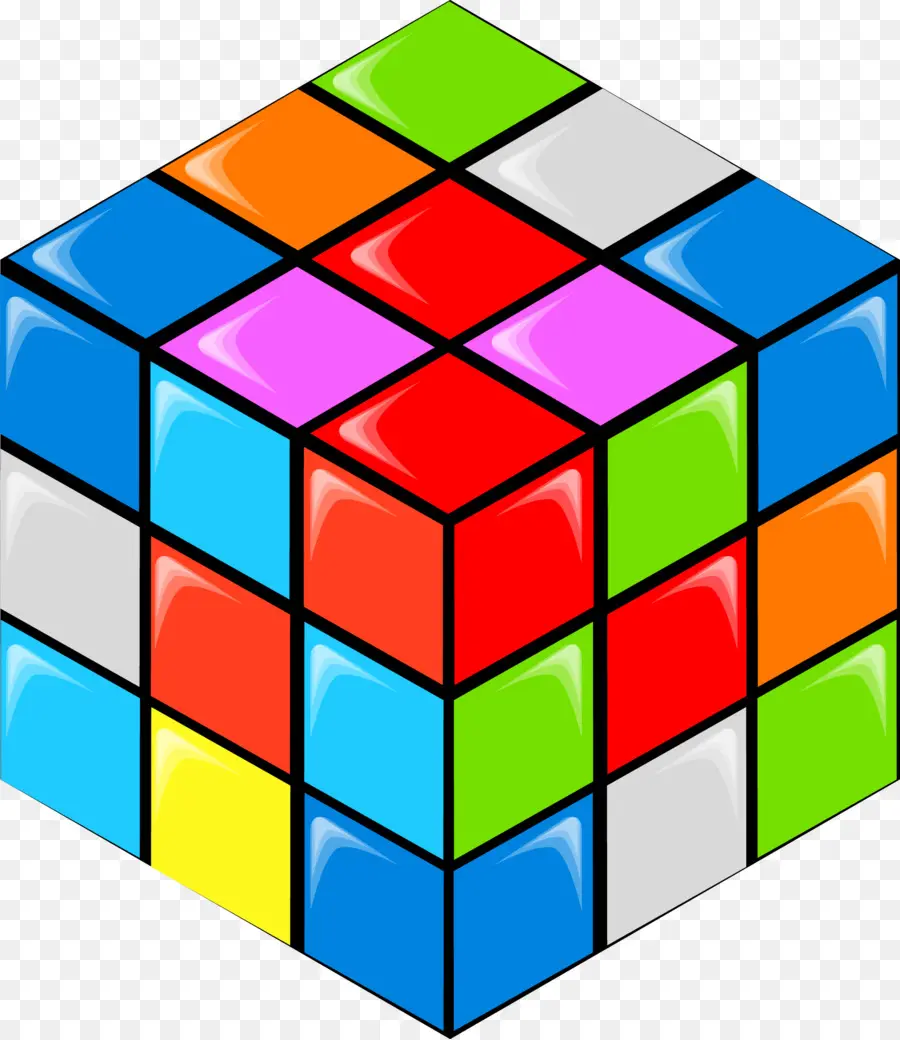куб，кубик Рубика PNG