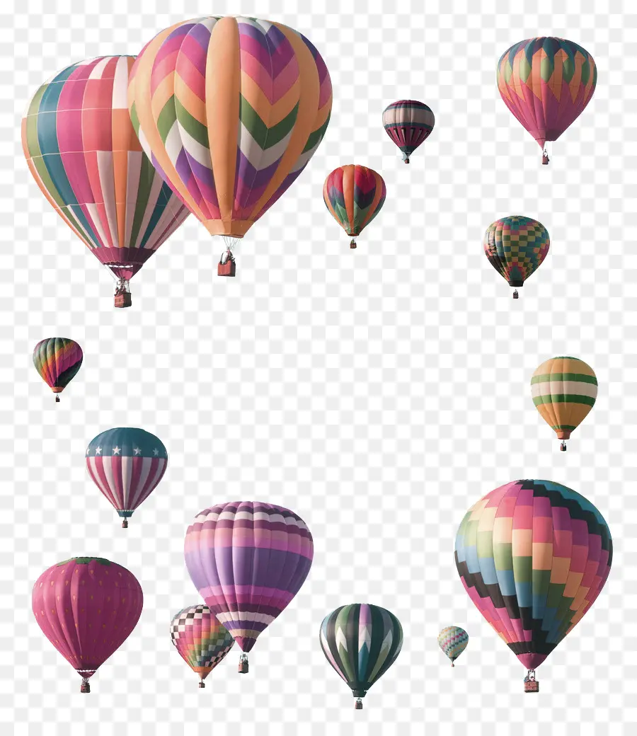 горячий воздух воздушный шар，стоковая фотография PNG