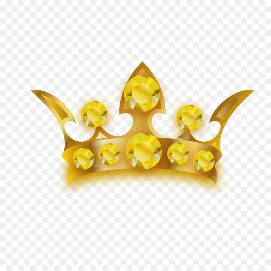 корона，желтый PNG