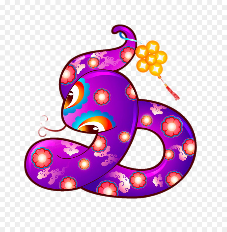 змея，китайский Зодиак PNG