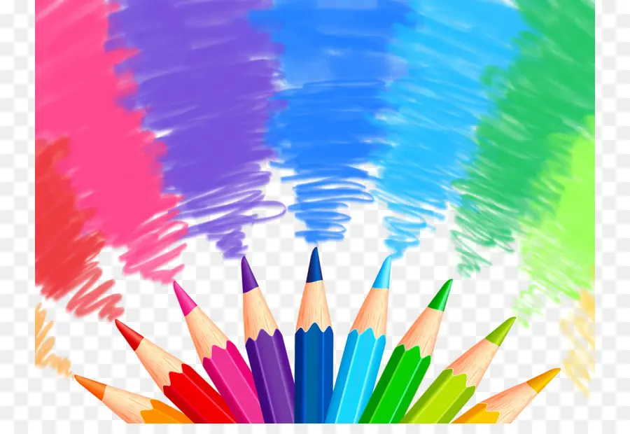цветной карандаш，цвет PNG