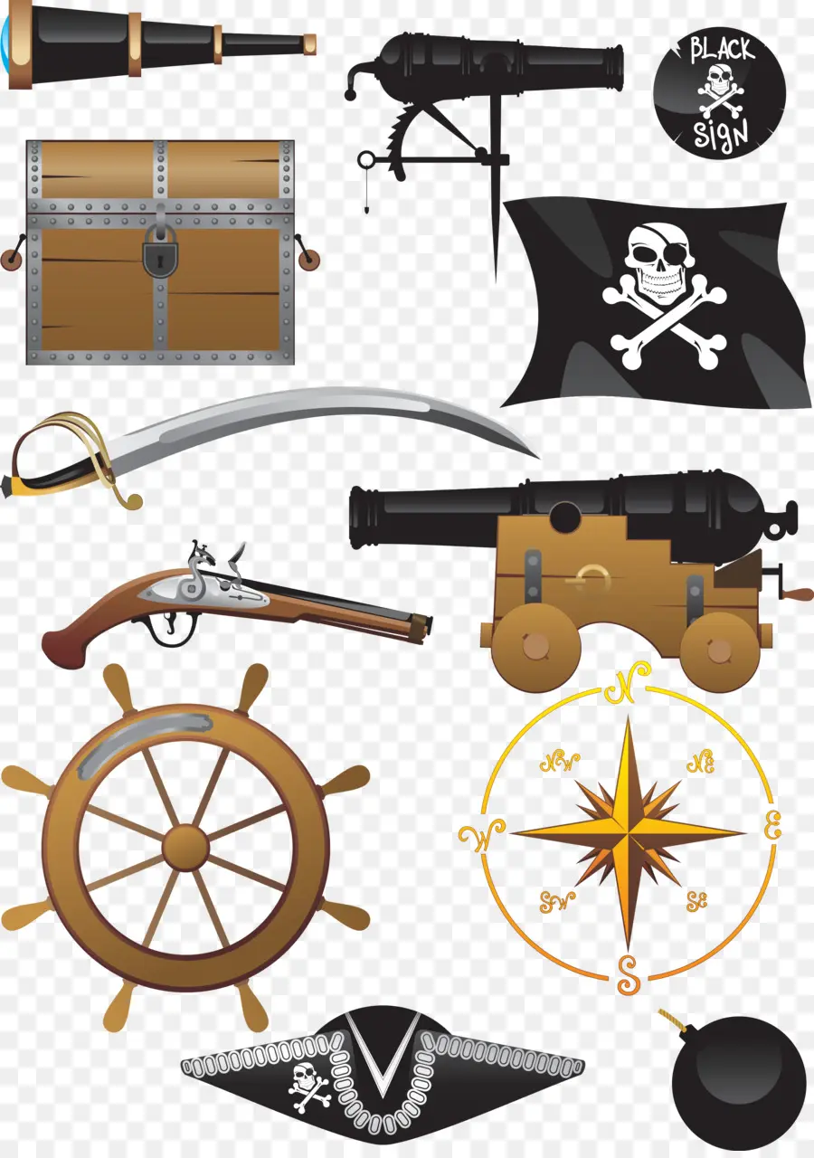 пиратство，Royaltyfree PNG