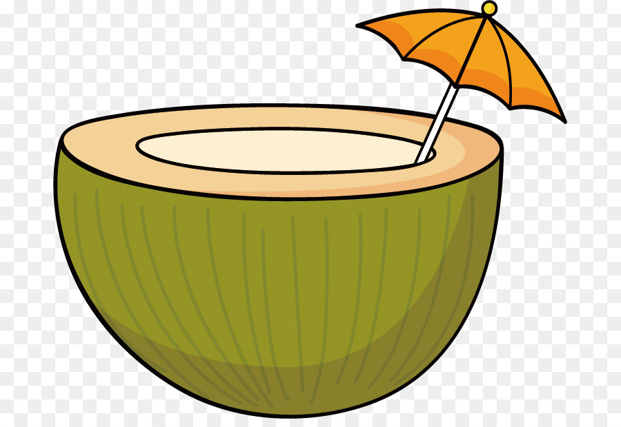 кокосовое молоко，мультфильм PNG