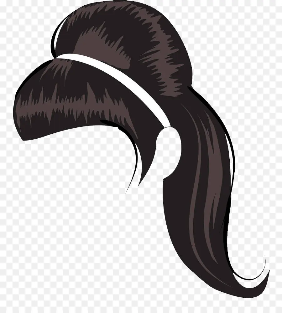 хвостик，волосы PNG