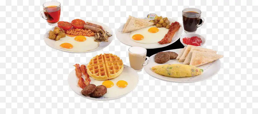 полный завтрак，завтрак PNG