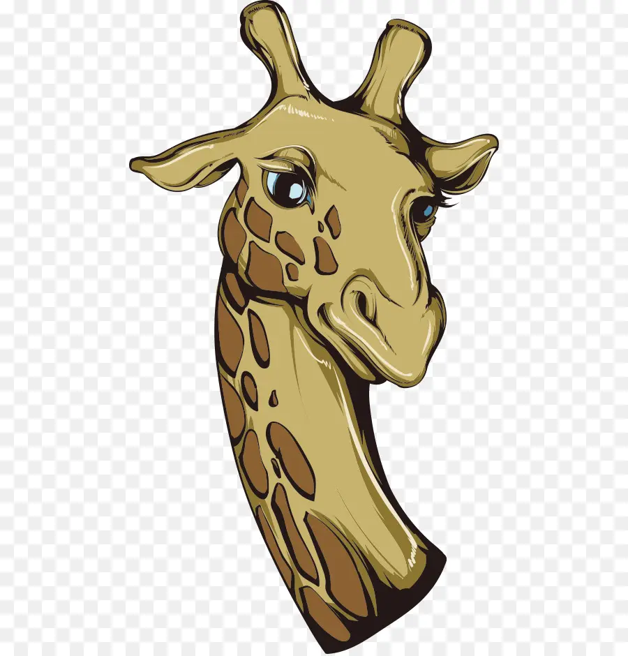 жираф，мультфильм PNG