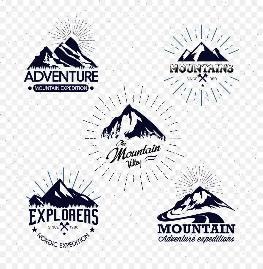 горы，логотип PNG