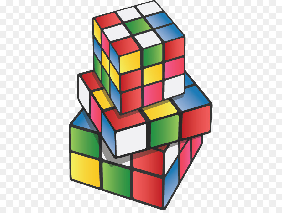 наклейка на стену，кубик Рубика PNG