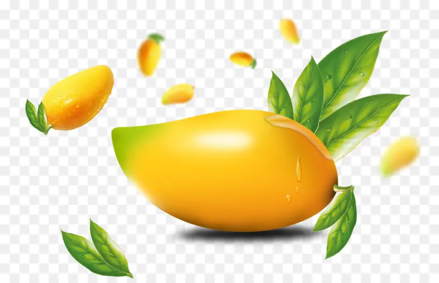 лимон，манго PNG