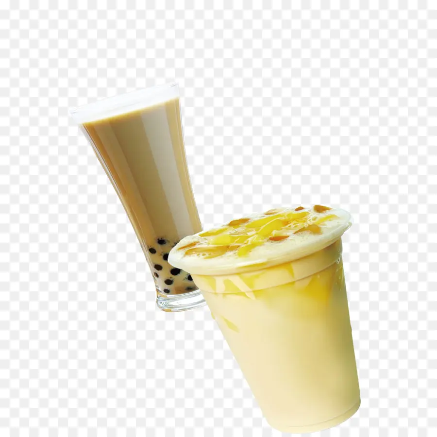 молочный коктейль，чай PNG