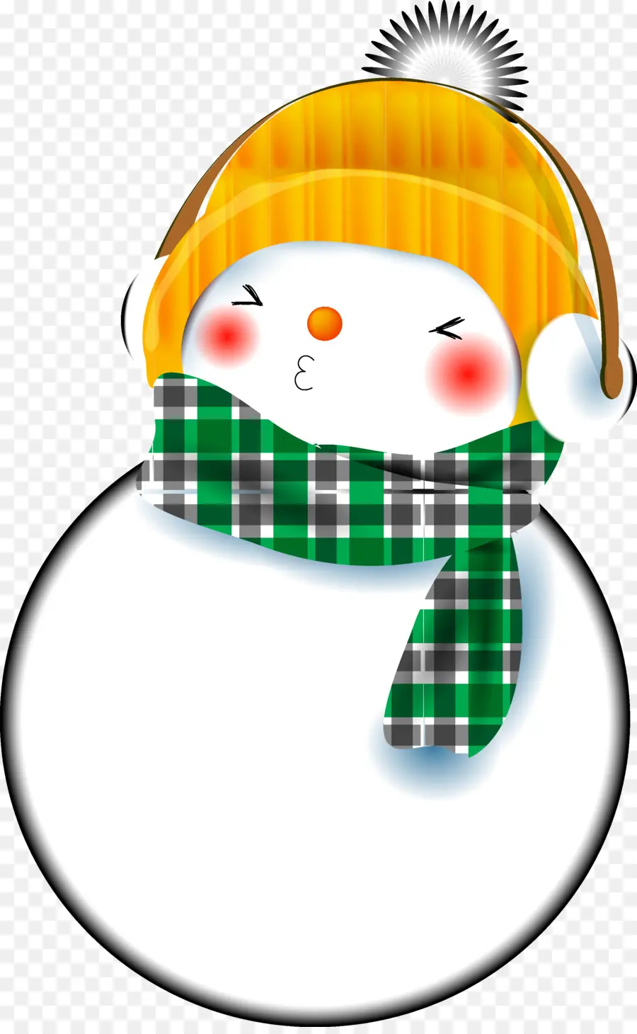 Санта Клаус，прекрасный Снеговик PNG