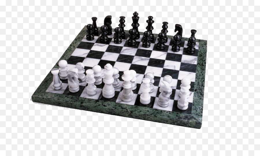 Белые шахматы на доске фото