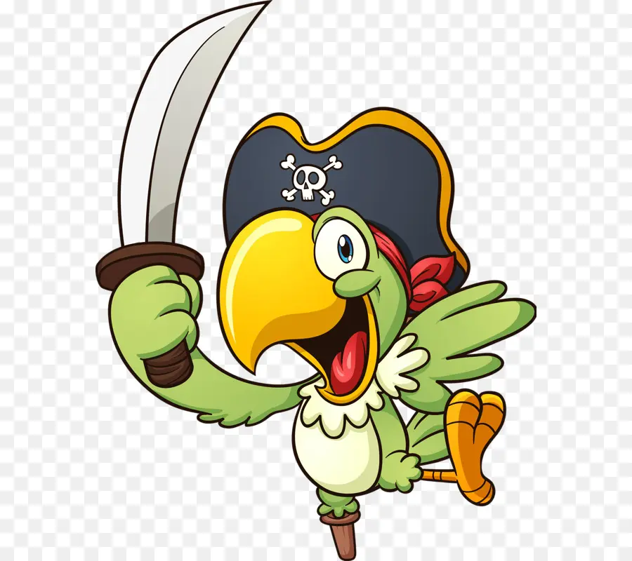 попугай，пиратство PNG