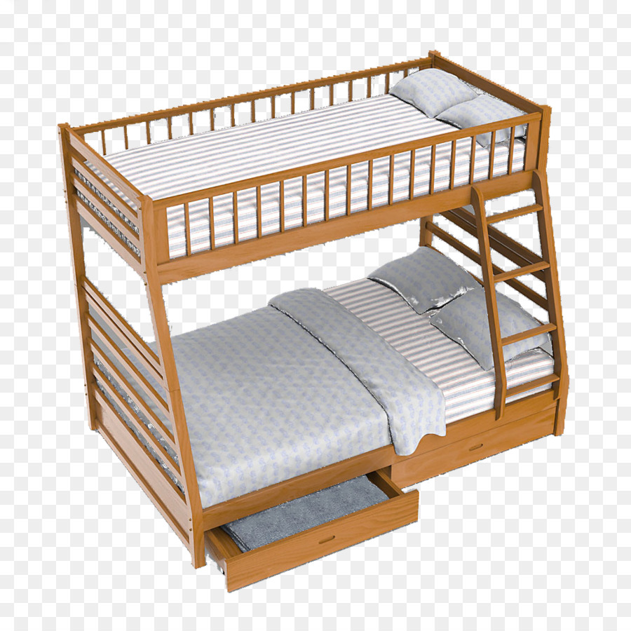 3d модель двухъярусная кровать Loft