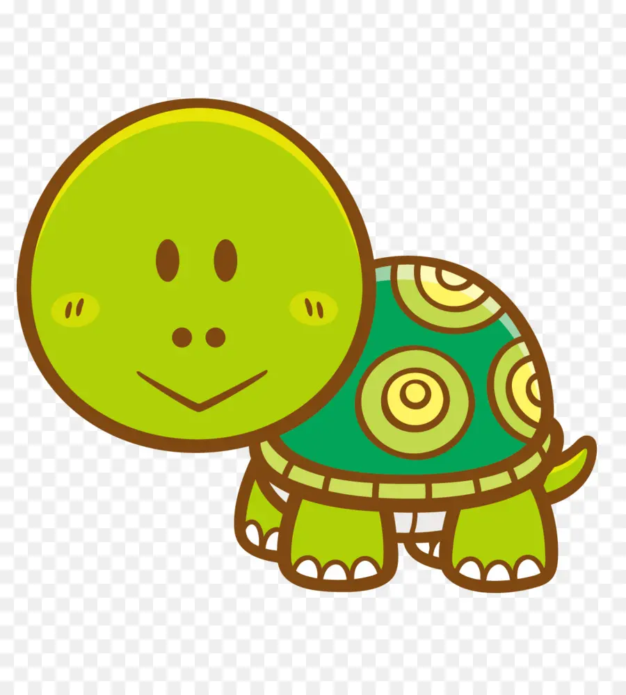 черепаха，зеленый PNG