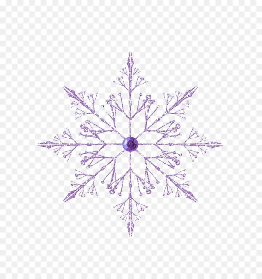 фиолетовый，Снежинка PNG