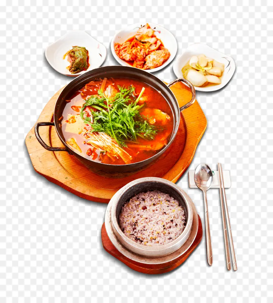 корейская кухня，курица карри PNG