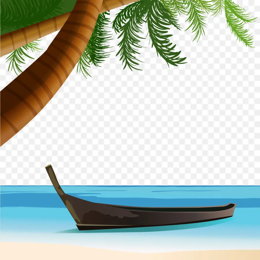 пляж，кокосовое PNG