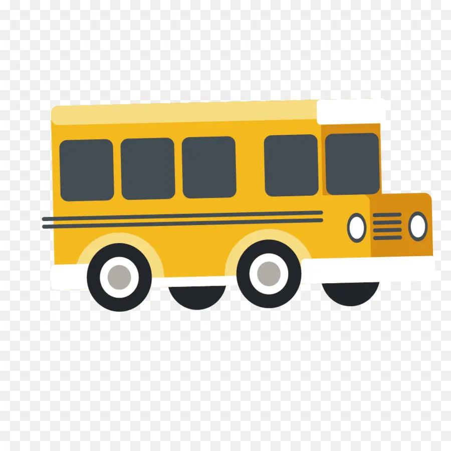 автомобиль，школьный автобус PNG