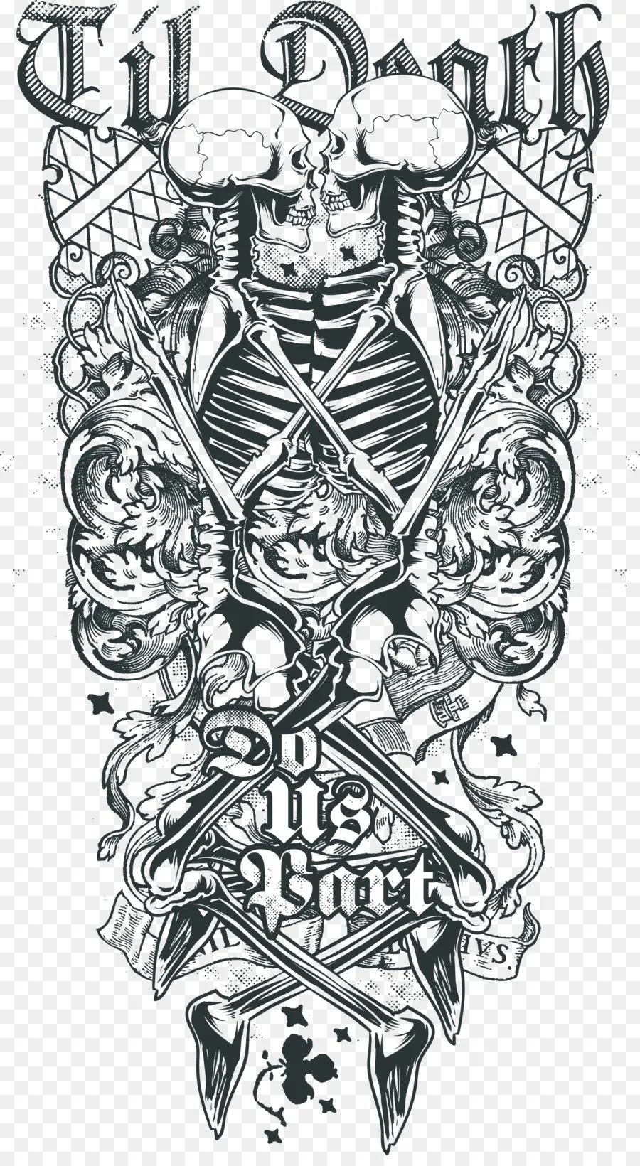 смерть，татуировки PNG